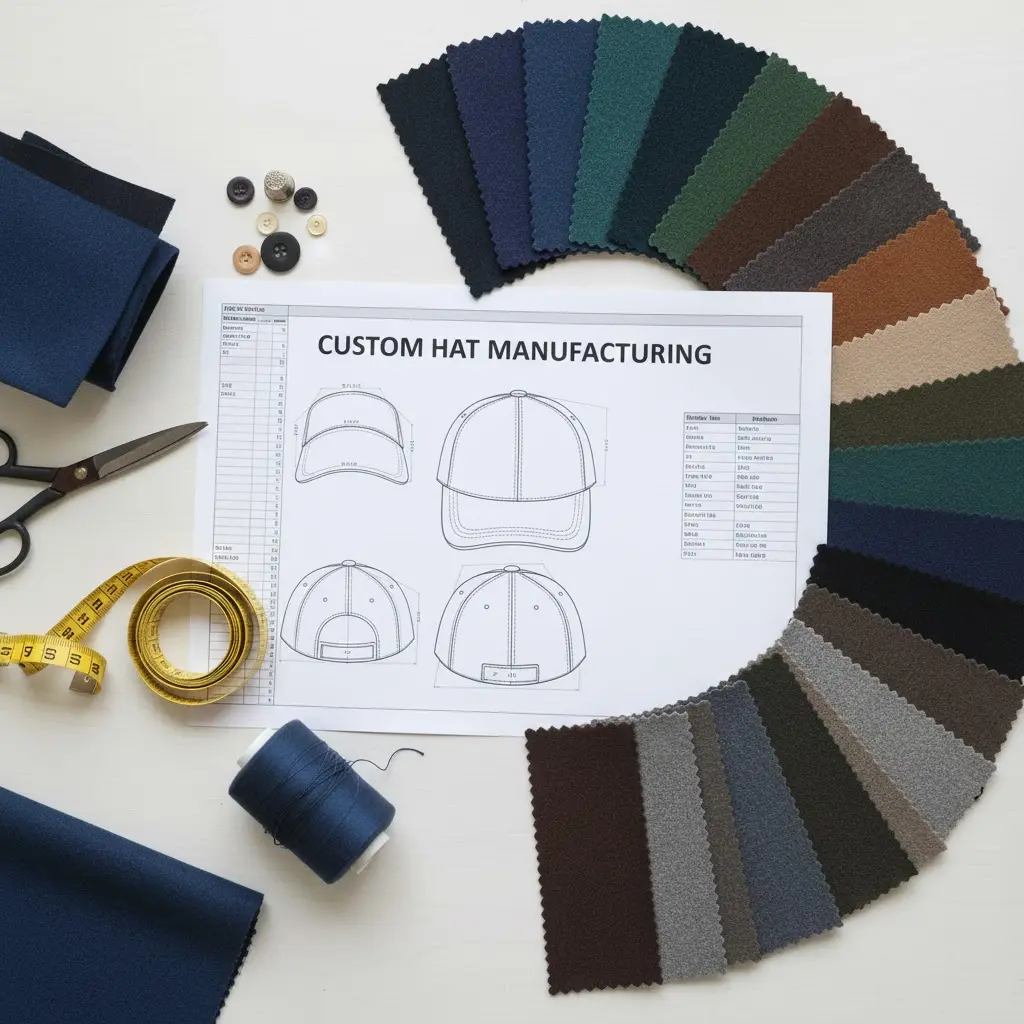 China Hat Factory Production