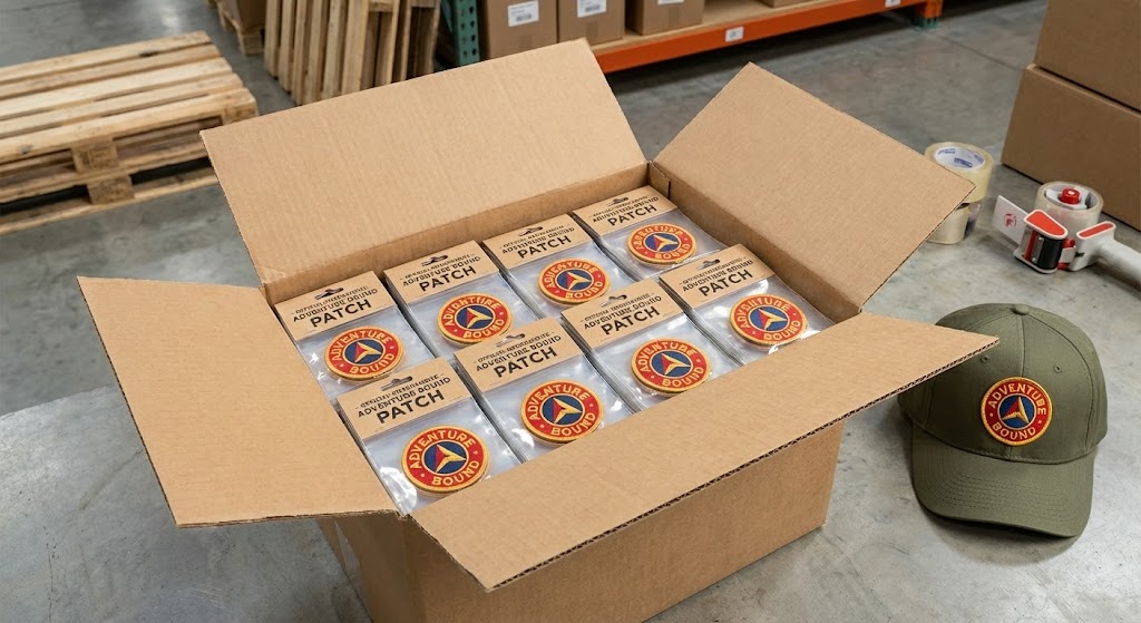 Premium packaging with header cards adds value if you sell patches as standalone accessories.