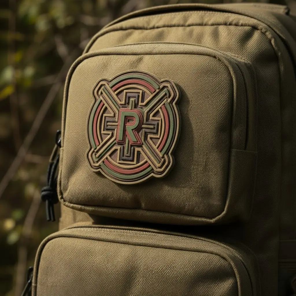 Backpacks with PVC labels