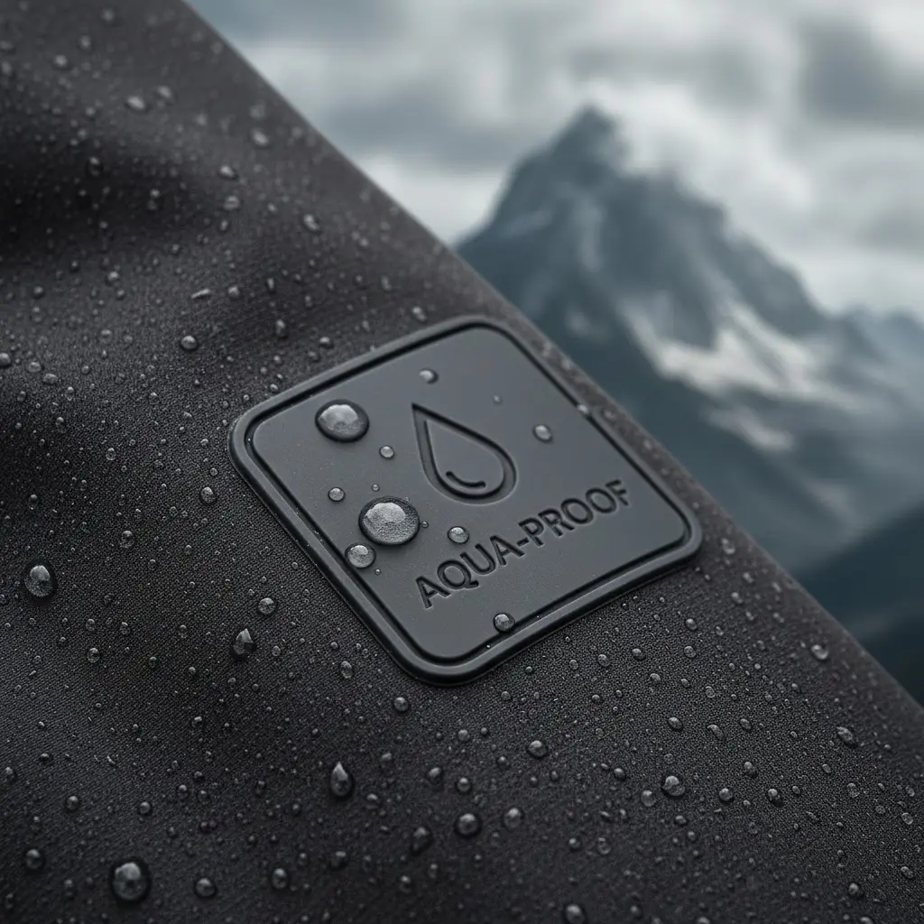 Outdoor gear with durable labels