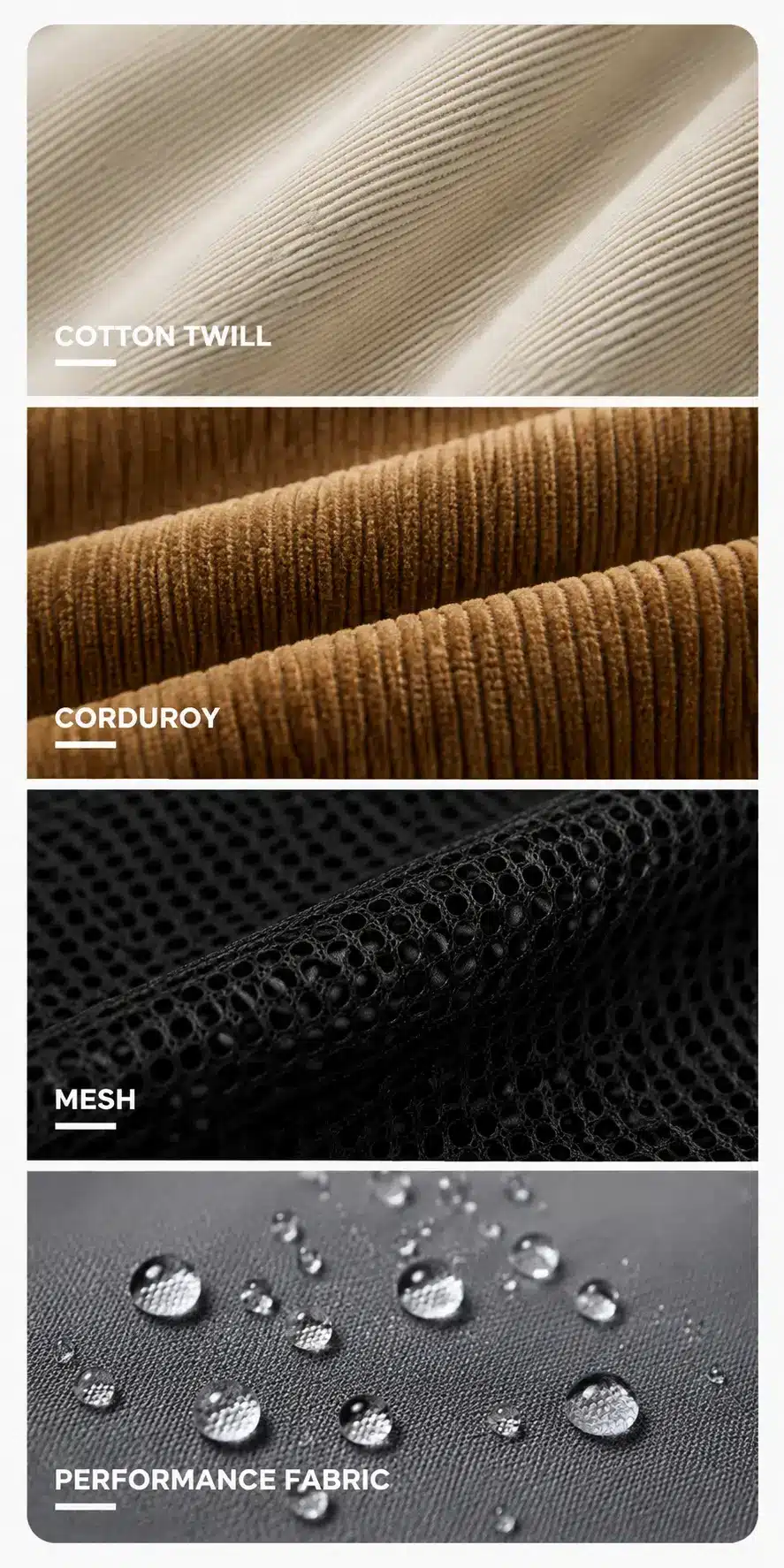 Hat fabric texture