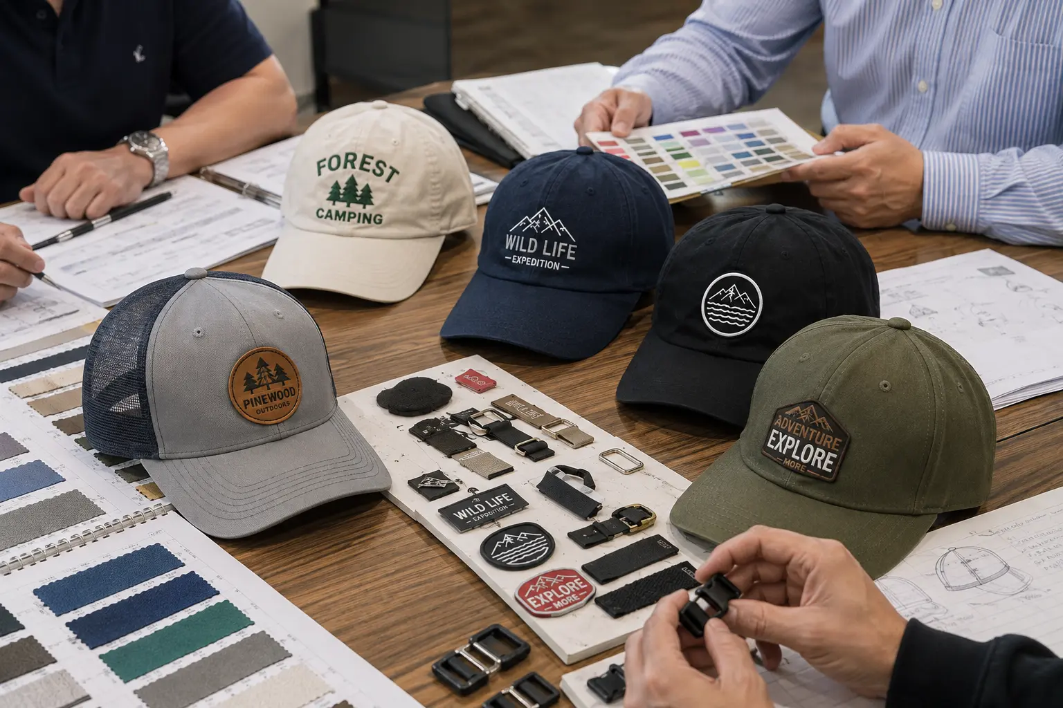Custom hat development for brands and distributors