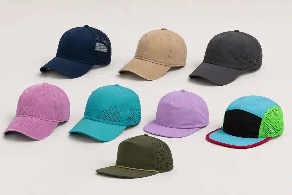 Private label hat style collection for retail assortment planning