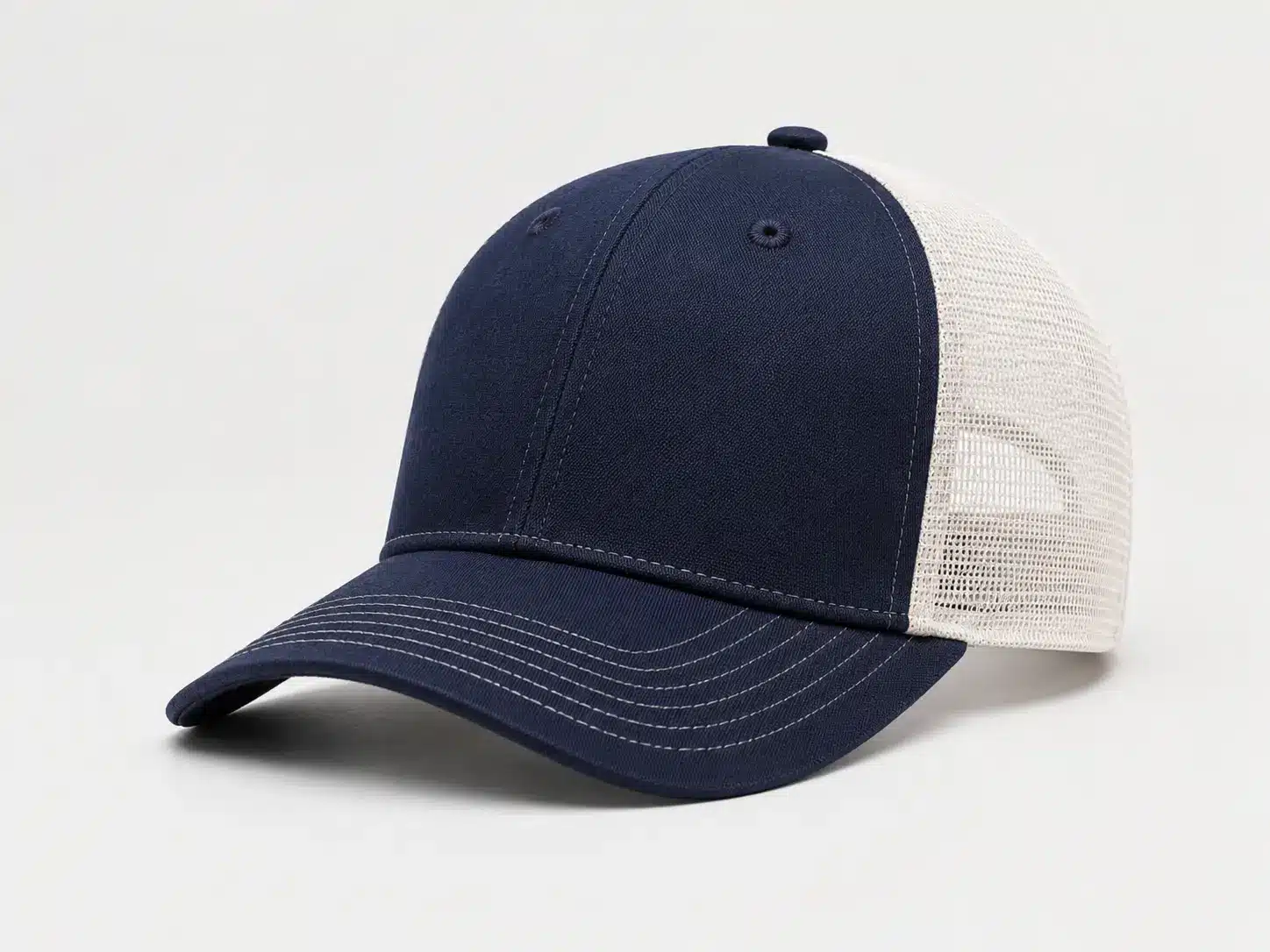 Structured Fabric-Front Trucker Hat